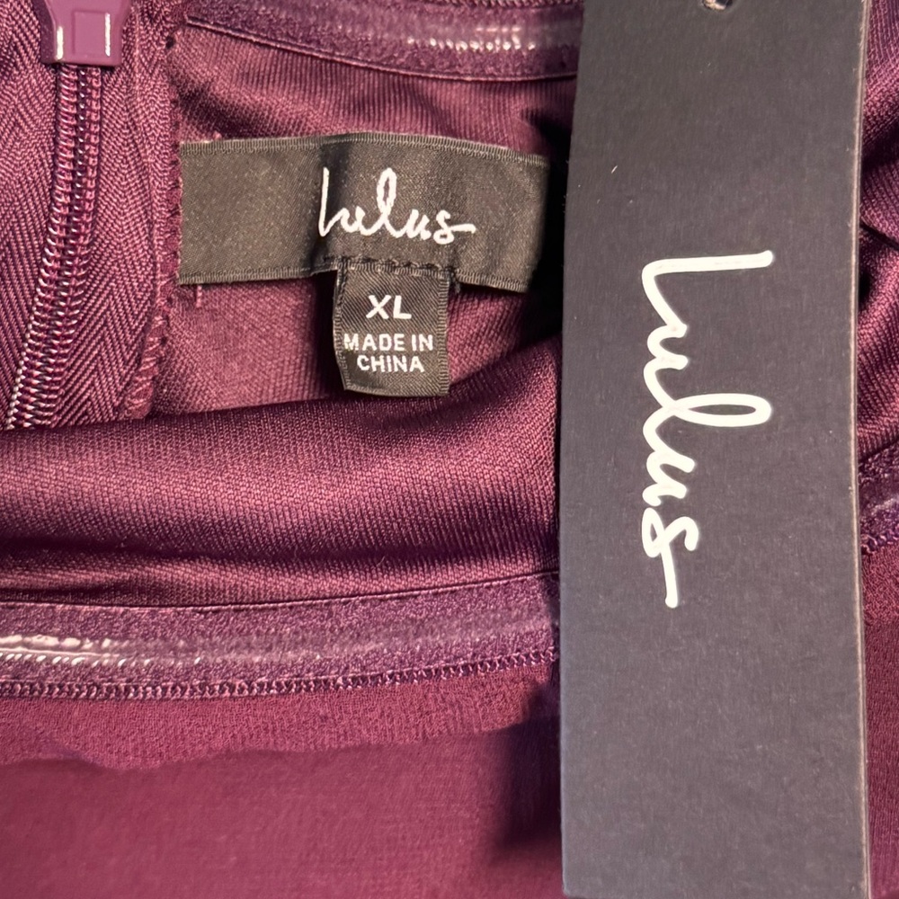 Lulus Gorgeous Essence Dark Purple Strapless Tiered Maxi Dress - Picture 8 of 11